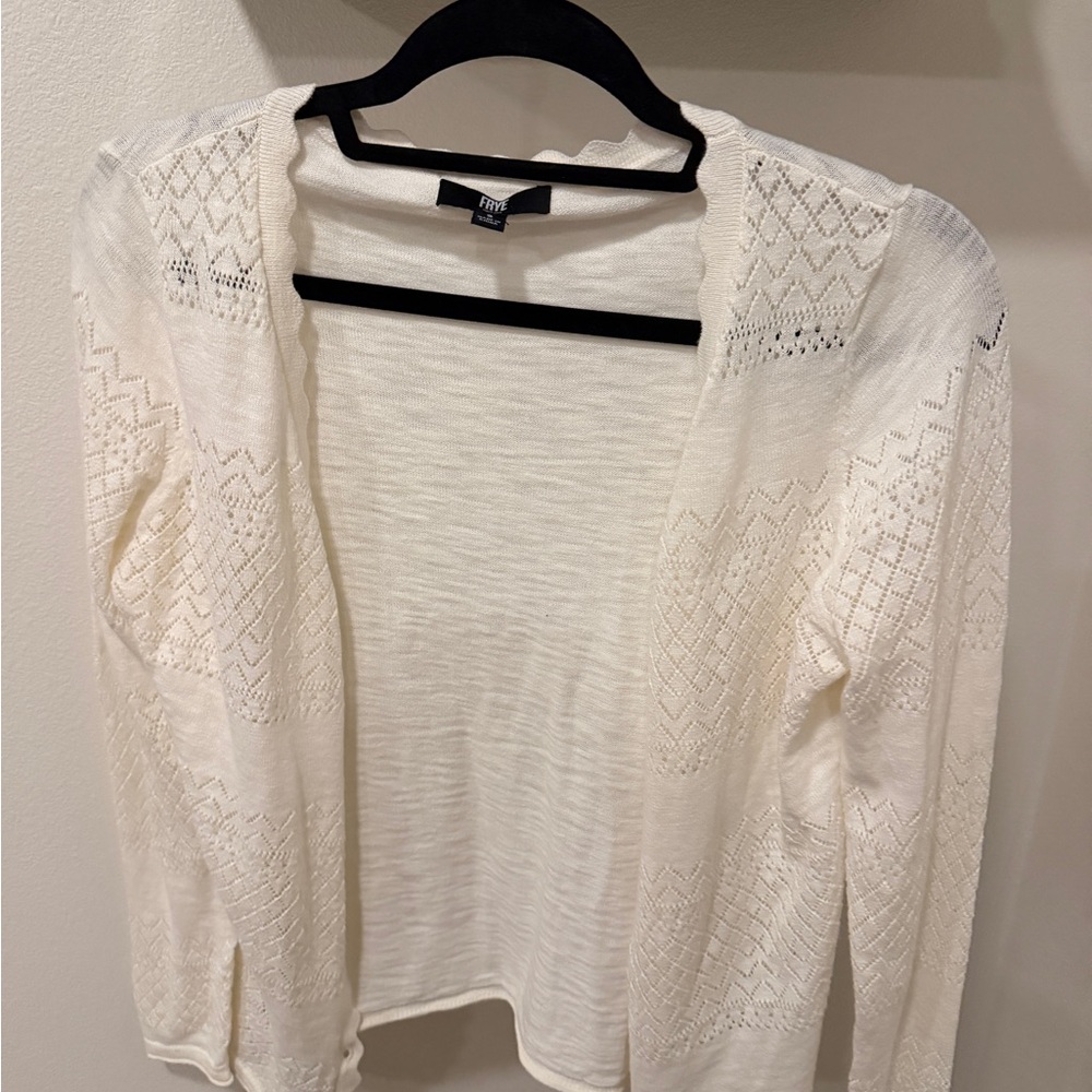 Frye Women's Cream Cardigan